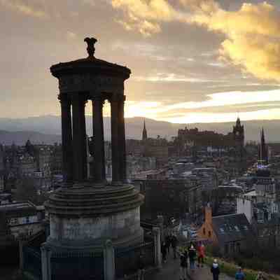 viewpoint for Edinburgh Castle